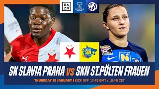 Slavia Prague vs St Pölten  UEFA Womens Champions League 202324 Matchday 4 Full Match [upl. by Arda818]