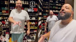 Fat Joe Is Amazed At DJ Khaleds Sneaker Closet 👟 [upl. by Lipfert]