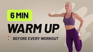 6 Min Full Body Warm Up  For at Home Workouts  Warm Up Before A Workout [upl. by Arihaz]