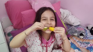 sağlıklı atıştırmalıklar yiyoruz 🍱 eğitici çocuk videolarıkidsvideo çocukvideoları [upl. by Adriana]