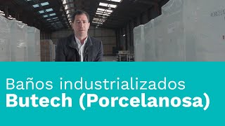 Industrialización baños modulares  ButechPorcelanosa [upl. by Leonanie]