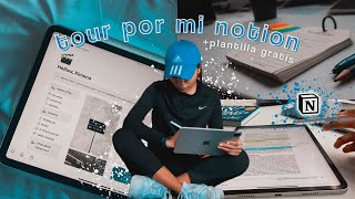 ¿cómo organizo mi vida con notion  plantilla gratis 📓 l universidad hábitos salud mental [upl. by Weissman]