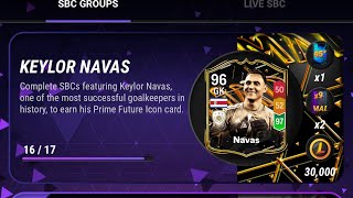 KEYLOR NAVAS 96 RATED MADFUT ICON  ALL 17 MADFUT SOLUTIONS  MADFUT ICON SBC SOLUTION  MADFUT 24 [upl. by Oilasor801]