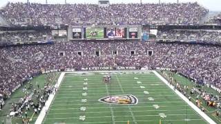 71000 Baltimore Ravens Fans Harmonizing quotSeven Nation Armyquot During 2011 Home Opener [upl. by Narah142]