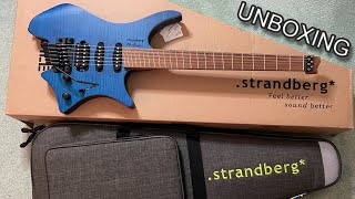 STRANDBERG BODEN STANDARD 6 TREMOLO Blue  Unboxing amp First Notes [upl. by Ashien545]