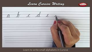 Cursive Writing  Writing Small Alphabets in Cursive  Alphabets in Cursive Letters [upl. by Mond746]