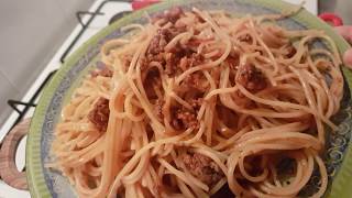 SPAGUETTI A LA BOLOGNAISE TRES SIMPLE ET RAPIDE [upl. by Buke78]