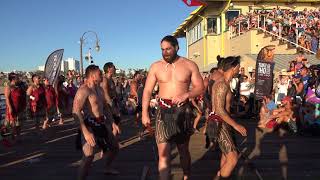 New Zealands Māori at Santa Monica Pier [upl. by Suzy599]