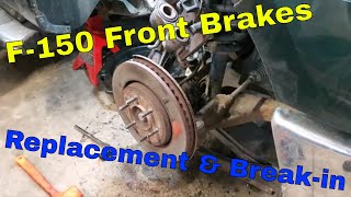 How to Replace Front Brakes Pads and Rotors 0914 F150 diy ford f150 howto [upl. by Idaline]