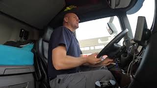 6 Vairuotojo darbas Norvegijoje 4112024 Ankstyvas rytas  Truck driver in Norway [upl. by Anabal]