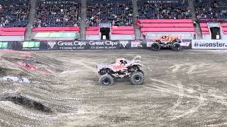 Monster Jam — Zombie — Free Style Competition – 9307  3rd place 03302024 monsterjam [upl. by Ecnaralc428]