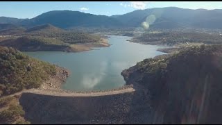 2 Mile Drone Flight to The Dam  Emigrant Lake Oregon  Phantom 4 [upl. by Nylehtak958]