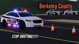 This Player wont STOP Drifting  Berkeley County  ROBLOX [upl. by Nihs]