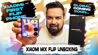 Xiaomi Mix Flip Unboxing  First Flip Phone from Xiaomi [upl. by Adnohsak]