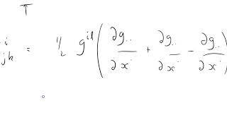 GRSS 039 calculating Christoffel symbols example [upl. by Ybur]