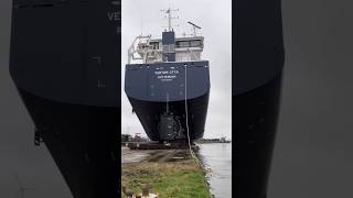 How a ship is first launched at sea youtubeshorts ship facts [upl. by Gainor]