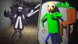 Baldi Fights Miss Circle Miss Circles Attack  Baldis Basics MOD [upl. by Nicoline]