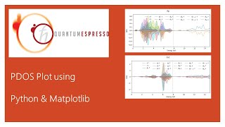 PDOS plot from Quantum Espresso BURAI using Python amp Matplotlib in Bangla [upl. by Kensell]