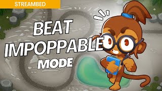 How to Beat Impoppable Mode Hard on Streambed  BTD6 Strategy [upl. by Behah80]