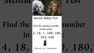 Mental Ability Test maths mentalability solve viralshorts trending [upl. by Airrehs514]