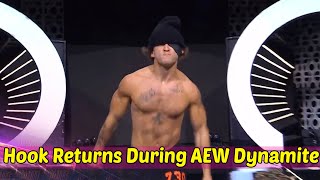 Hook Returns During AEW Dynamite [upl. by Garibald]