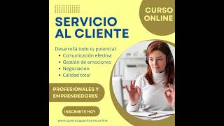 🌟 ¡Transforma tu carrera con nuestro curso de Servicio al Cliente 🌟 [upl. by Amerigo]