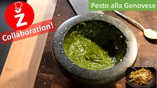 Pesto alla Genovese  so machst du es richtig Finger weg vom Mixer 😎 cucinaitaliana [upl. by Nessy220]