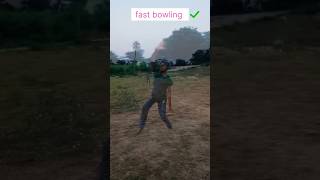 Fast bowling  😍  speed  cricket shorts hardwork bowling cricketlover [upl. by Arihat]