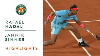 Rafael Nadal vs Jannik Sinner  Quarterfinals Highlights  RolandGarros 2020 [upl. by Bucher465]