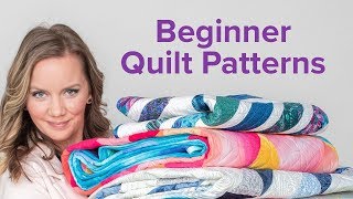 Easy Quilt Patterns for Beginners  3Part Beginner Quilting Series with Angela Walters [upl. by Lochner843]