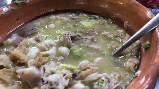 POZOLE VERDE con SARDINA Y HUEVO DE GUERRERO [upl. by Tecu]