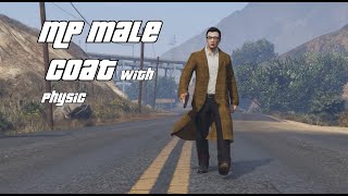 GTA 5 MP Male coat with physic [upl. by Rehpotsrhc437]