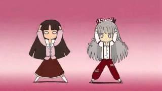 Touhou  Kaguya x Mokous Kill Me Baby Ending Dance 1080p [upl. by Oirretna235]