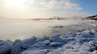 Le spectacle époustouflant du froid glacial [upl. by Nazler]