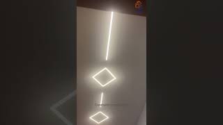 Profile light installation without false ceiling home hometour profilelight homedecor interior [upl. by Zetroc]