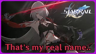 Acheron reveals her real name  Honkai Star Rail 22 [upl. by Ynneh]