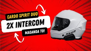 Cardo Spirit Duo Helmet Intercom  Best Starter Cardo Intercom Tagalog [upl. by Ludba]