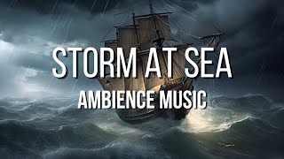 Storm At Sea  RPGDampD Ambience Music  1 Hour [upl. by Sharos]