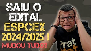 SAIU O EDITAL DA ESPCEX 2024 [upl. by Hgielek277]