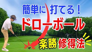 【50代以上必見】ドライバーでドローボールが打てない人へ。基本の打ち方をティーチング歴30年のスギプロが解説 [upl. by Clifton]