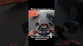 Hyper ride 💥 bikelovershortviral shortsviralvideo bikeride viral duke200 ytviral [upl. by Daph]