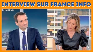 Interview choc de Florian Philippot sur France Info TV [upl. by Cooper487]