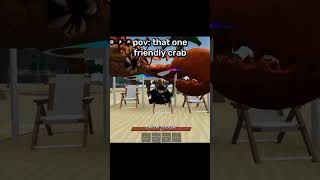 The friendly crab tsb thestrongestbattlegrounds pvp bloxfruits roblox trending foryou shorts [upl. by Ramat]