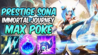 S FULL AP SONA GAMEPLAY  PRESTIGE IMMORTAL JOURNEY  Build amp Runes  League of Legends [upl. by Ayekram]