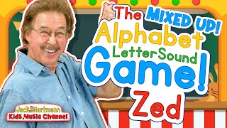 All Mixed Up The Alphabet Letter Sound Game  Zed Version  Jack Hartmann [upl. by Htebasile]