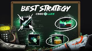 This is the BEST STRATEGY For Profit on CSGOLUCK [upl. by Danette]