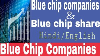 What is blue chip companies and share in hindi by business school [upl. by Lemmor279]