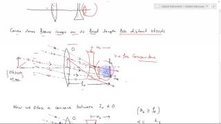 Lecture 6 Galilean telescope working and construction and magnification in normal and near [upl. by Htebazileharas]