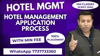 Hotel Management Application Process [upl. by Zeb]