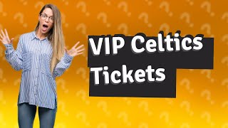 How to get VIP Celtics tickets [upl. by Aneerehs]